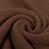 Tessuto Spugna Elastica Marrone Chiaro