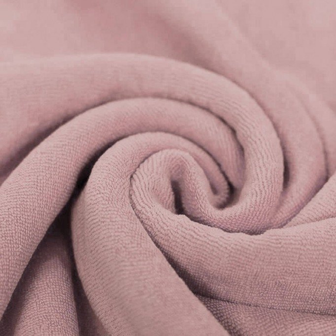 Frottee Stoff Stretch Nude Rosa - (Frottee Stoff Stretch)