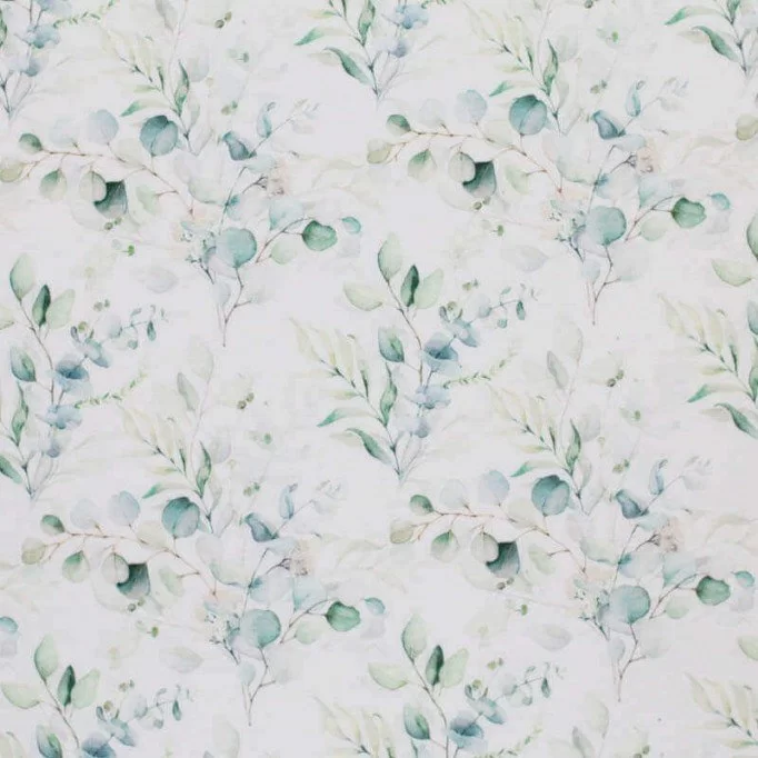 Jersey Katoen Digitale Print - Eucalyptus Boeket Jersey Katoen Digitale Print - Eucalyptus Boeket - (Jersey Katoen Digitale Print)