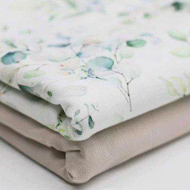 Dzianina Bawełniana Druk Cyfrowy - Bukiet Eukaliptusowy | Rijs Textiles Dzianina Bawełniana Druk Cyfrowy - Bukiet Eukaliptusowy Dzianina Jersey Bawełna Druk Cyfrowy