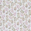 Jersey Cotton Fabric Digital Print - Leaves Old Mauve
