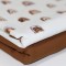 Jersey Cotton Fabric Digital Print - Mini Rainbow Light Brown - (Jersey Cotton Fabric Digital Print)
