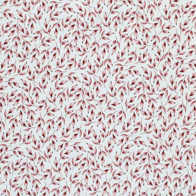 Baumwolljersey Digital - Gemaltes Blatt Altmauve Baumwolljersey Digital - Gemaltes Blatt Altmauve - (Baumwolljersey Digitaldruck)