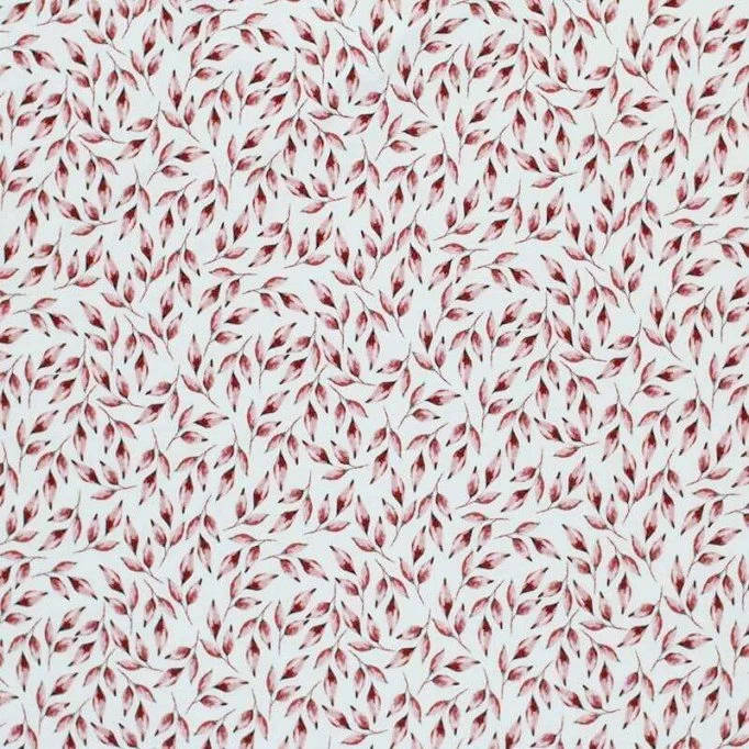Jersey Di Cotone Stampa Digitale - Foglia Dipinta Mauve Antico Jersey Di Cotone Stampa Digitale - Foglia Dipinta Mauve Antico - (Jersey Di Cotone Digitale Stampata)