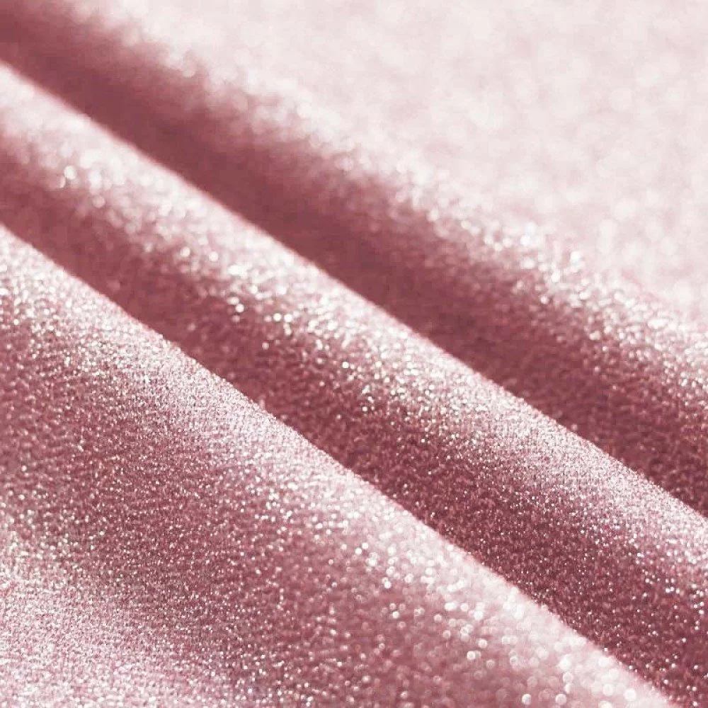 Lurex Jersey Glitter Stof Rosaguld