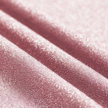 Lichtgewicht Lurex Glitter Jersey Stof Rose Goud