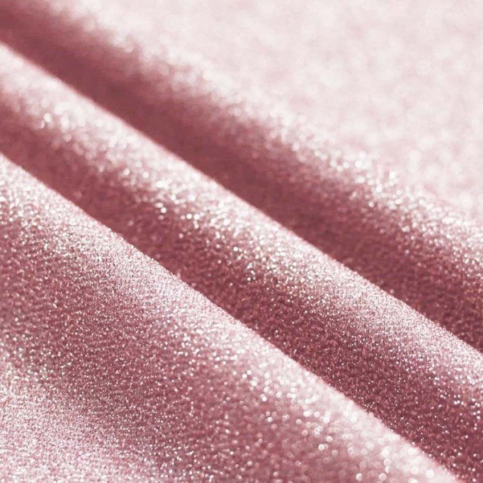 Jersey Scintillement Or Rose - (Tissu Jersey Scintillement )