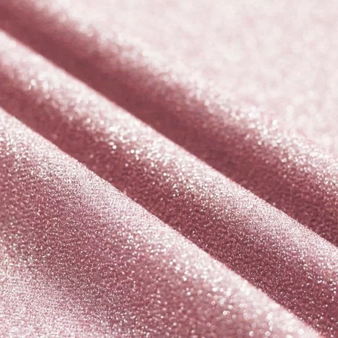 Lichtgewicht Lurex Glitter Jersey Stof Rose Goud Lichtgewicht Lurex Glitter Jersey Stof Rose Goud - (Jersey Glitter Stoffen )