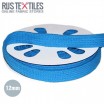 Flat Cotton Cord Aqua 12mm - (Cord (Haberdashery))