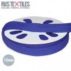 Flat Cotton Cord Cobalt 12mm - (Cord (Haberdashery))