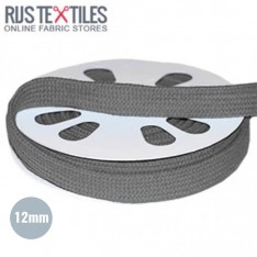 Piatto Corda Di Cotone Grigio Scuro 12mm