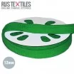 Platte Katoenen Koord Grasgroen 12mm - (Koord (Fournituren))