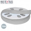Flat Cotton Cord Light Grey 12mm - (Cord (Haberdashery))
