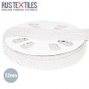 Cordon Plat Ruban En Coton Écru 12mm