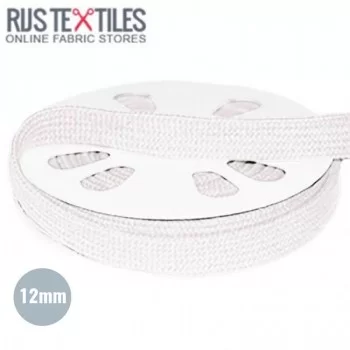 Flat Cotton Cord Ecru 12mm Flat Cotton Cord Ecru 12mm