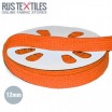 Flat Cotton Cord Orange 12mm - (Cord (Haberdashery))