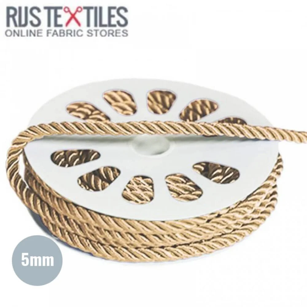 Coroncino Raso Beige 5mm Coroncino Raso Beige 5mm
