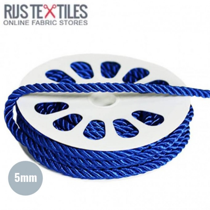 Silk Cord Cobalt 5mm - (Silk Cord 5mm )