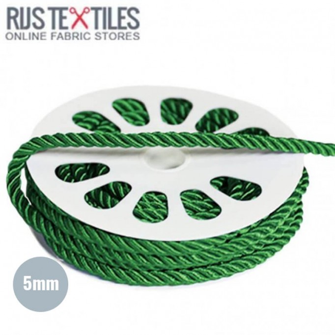 Silk Cord Grass Green 5mm - (Silk Cord 5mm )