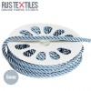 Cordelette En Satin Bleu Clair 5mm