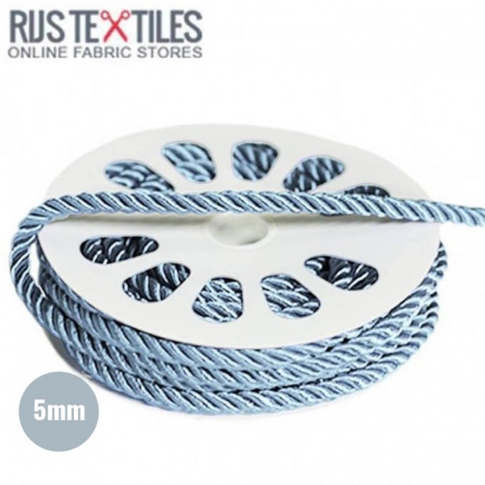 Silk Cord Light Blue 5mm - (Silk Cord 5mm )