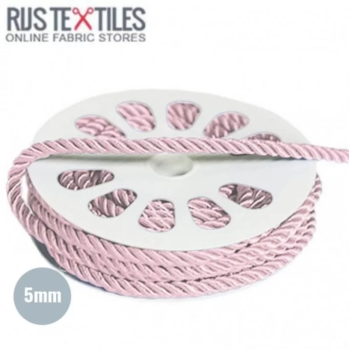 Coroncino Raso Rosa Chiaro 5mm  - (Coroncino Raso 5mm)