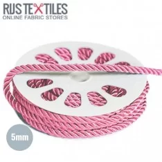 Satin Anoraksnor Pink 5mm