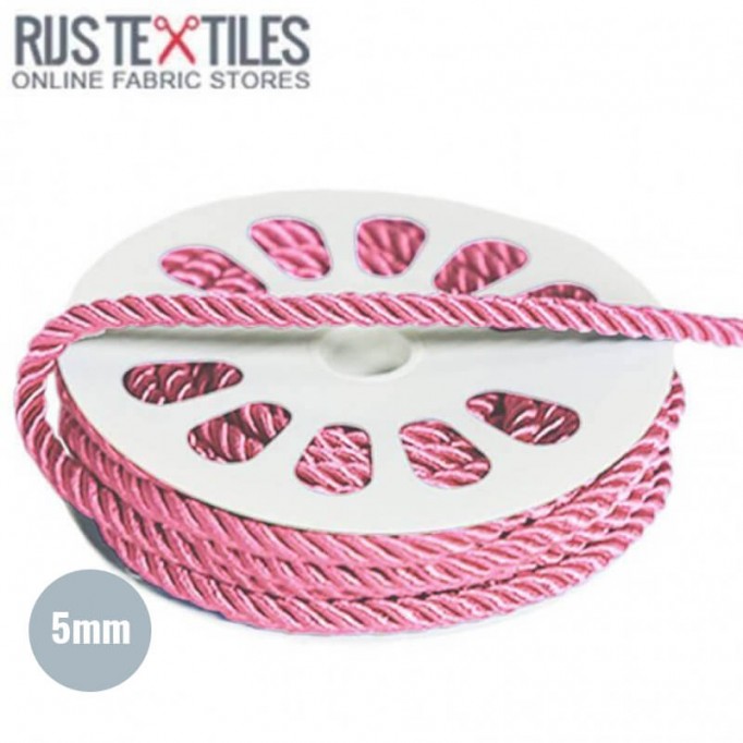 Silk Cord Pink 5mm - (Silk Cord 5mm )