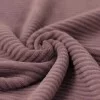 Brede Ribfluweel Jersey Stof Oud Mauve