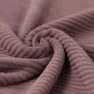 Bredriflet Fløjl Jersey Stof Gammel Mauve - (Bredriflet Fløjl Jersey Stof)