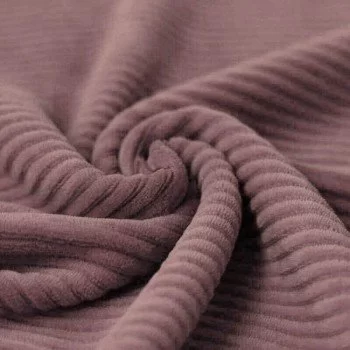 Tessuto Jersey Velluto a Coste Grande Mauve Antico Tessuto Jersey Velluto a Coste Grande Mauve Antico