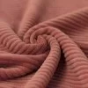 Big Knitted Corduroy Jersey Fabric Clay Pink