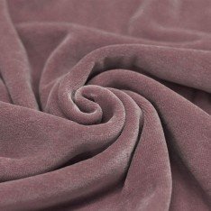 Nicky Velour Fabric Old Mauve