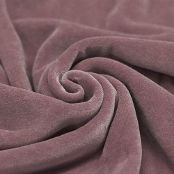 Nicky Velour Fabric Old Mauve