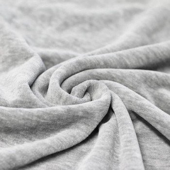 Tessuto Velluto Di Cotone Nicky Grigio Chiaro Melange Tessuto Velluto Di Cotone Nicky Grigio Chiaro Melange