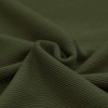Ottoman Rib Jersey Stof Leger Groen 