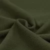 Ottoman Rib Jersey Fabric Army Green