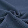 Tissu Jersey Ottoman Côte Jeans Foncé