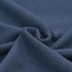 Ottoman Ripp Jersey Stoff Dunkel Jeans - (Jersey Stoffe)