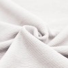 Ottoman Ripp Jersey Stoff Ecru