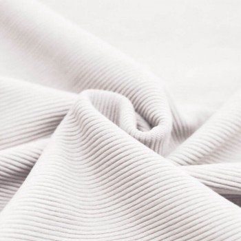 Ottoman Ripp Jersey Stoff Ecru Ottoman Ripp Jersey Stoff Ecru