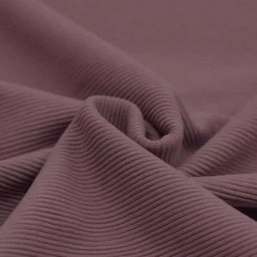Ottoman Rib Jersey Fabric Old Mauve - (Ottoman Rib Jersey Fabric)