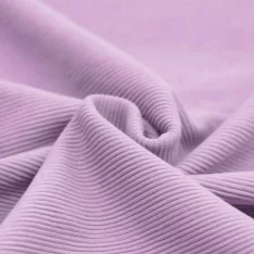 Tissu Jersey Ottoman Côte Lilas Pastel