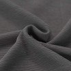 Tissu Jersey Ottoman Côte Gris Foncé Melange- (Tissu Jersey Ottoman Côte)