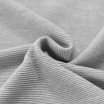 Ottoman Rib Jersey Stof Licht Grijs Melange - (Jersey Stoffen)