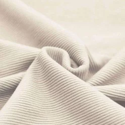 Ottoman Ripp Jersey Stoff Naturel Beige 