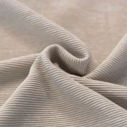 Tessuto Jersey A Coste Ottoman Beige Chiaro Melange Tessuto Jersey A Coste Ottoman Beige Chiaro Melange