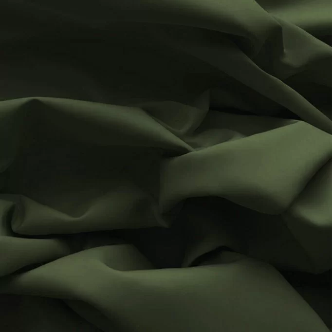 Baumwolle Poplin Stoff Armeegrün - (Poplin Baumwolle Stoffe)