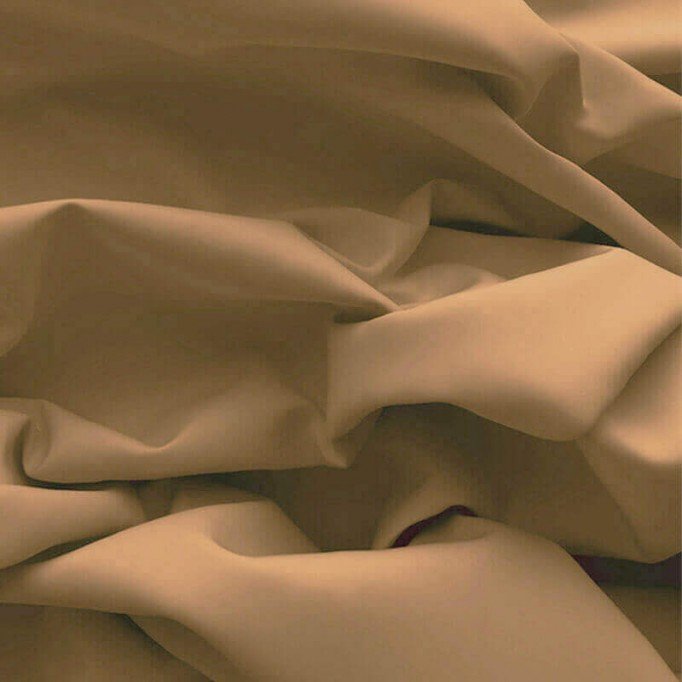 Tessuto Popeline Di Cotone Cammello - (Popeline Di Cotone Tessuto)