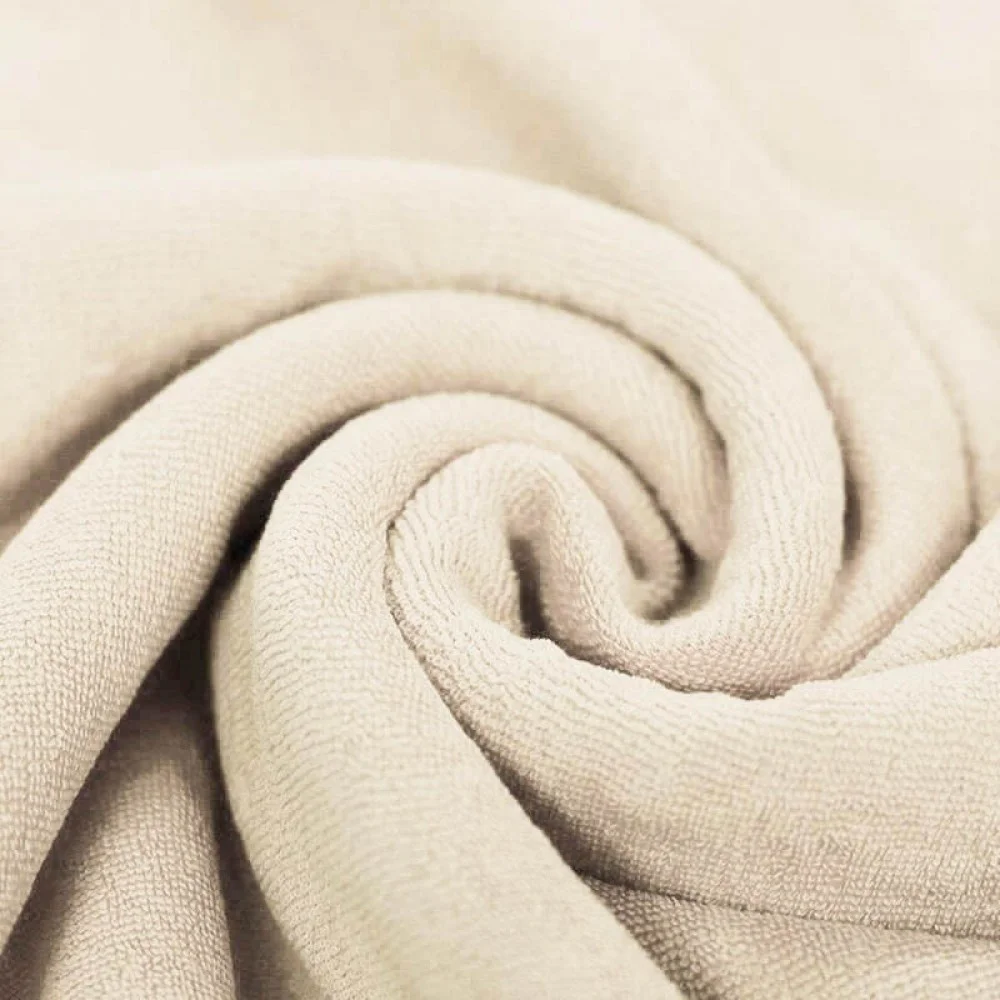Tessuto Spugna Elastica Naturel